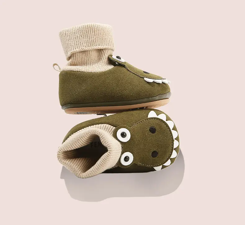 Baby Shoes with Socks 6-12M Soft Bottom Spring Fall — feature 30