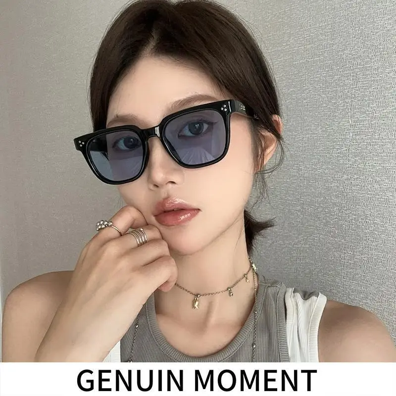 Versatile Plain Ice-Transparent Gray Atmosphere Sunglasses for Men Naco Anti-Uv Polarized Sunglasses for Women with Myopia - Image 6