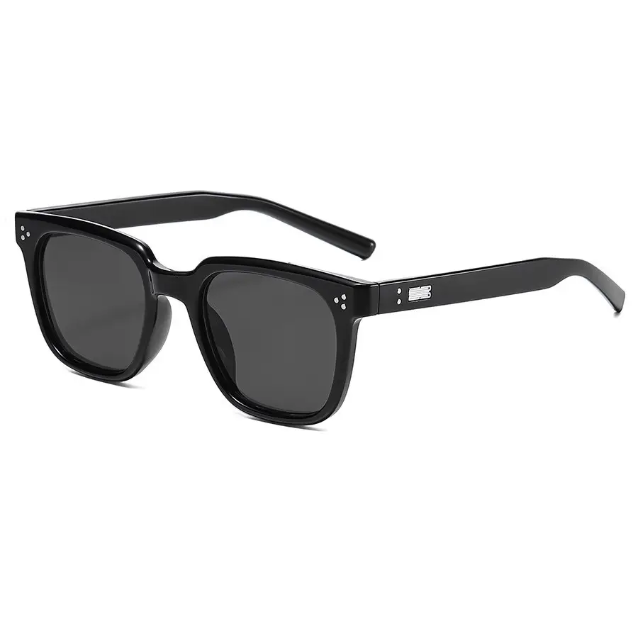 Versatile Plain Ice-Transparent Gray Atmosphere Sunglasses for Men Naco Anti-Uv Polarized Sunglasses for Women with Myopia - Image 2