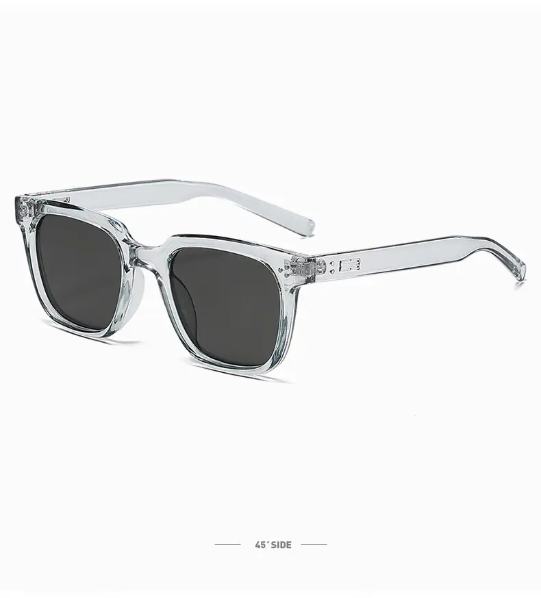 Versatile Plain Ice-Transparent Gray Atmosphere Sunglasses for Men Naco Anti-Uv Polarized Sunglasses for Women with Myopia — feature 11