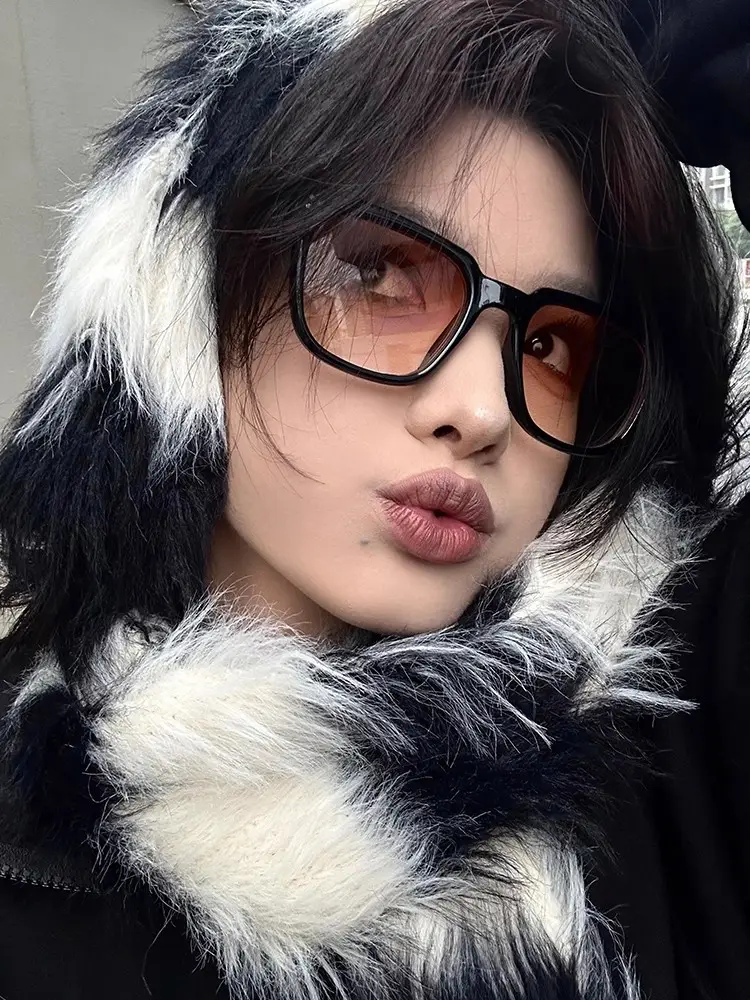 Versatile Plain Ice-Transparent Gray Atmosphere Sunglasses for Men Naco Anti-Uv Polarized Sunglasses for Women with Myopia — feature 3