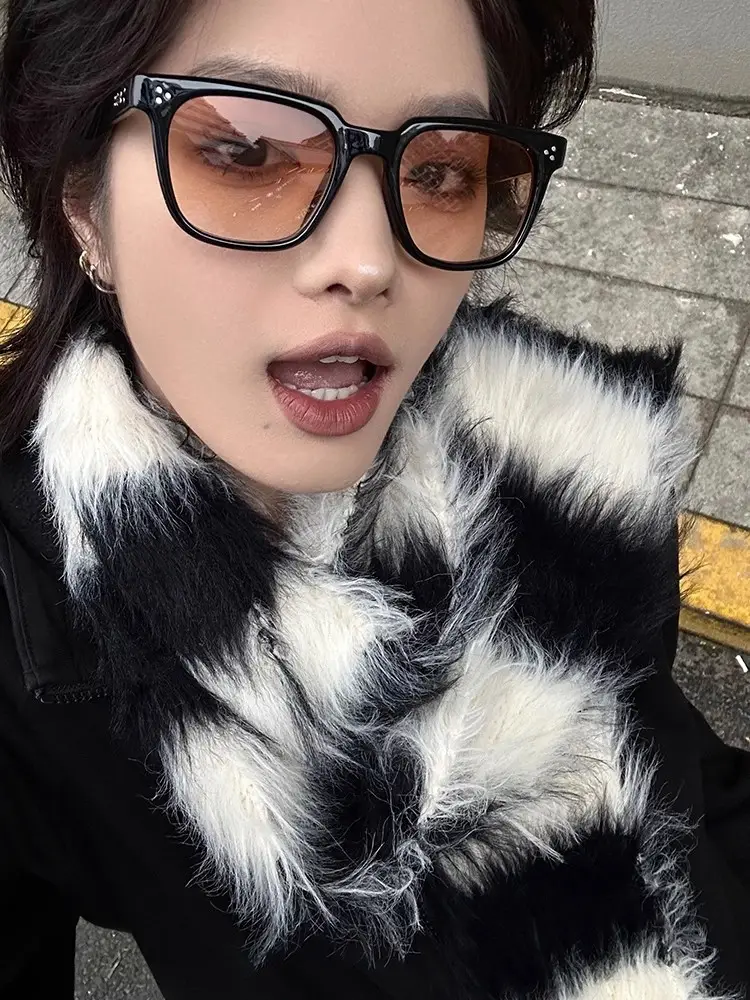 Versatile Plain Ice-Transparent Gray Atmosphere Sunglasses for Men Naco Anti-Uv Polarized Sunglasses for Women with Myopia — feature 4