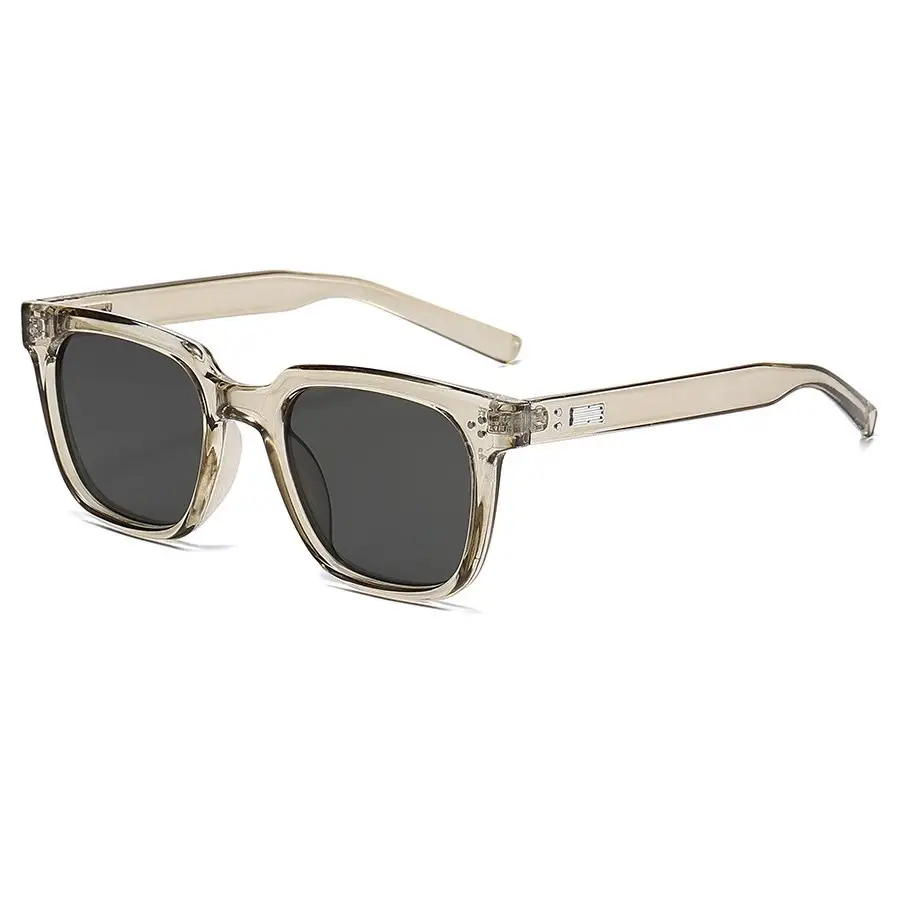 Versatile Plain Ice-Transparent Gray Atmosphere Sunglasses for Men Naco Anti-Uv Polarized Sunglasses for Women with Myopia - Image 5
