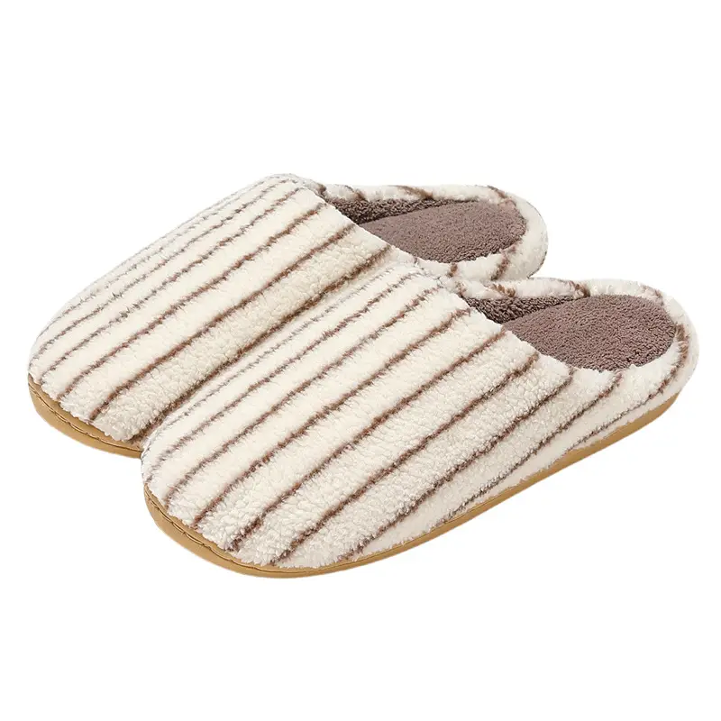 Women's Plush Furry Winter Slippers Pink Non-Slip - Image 9