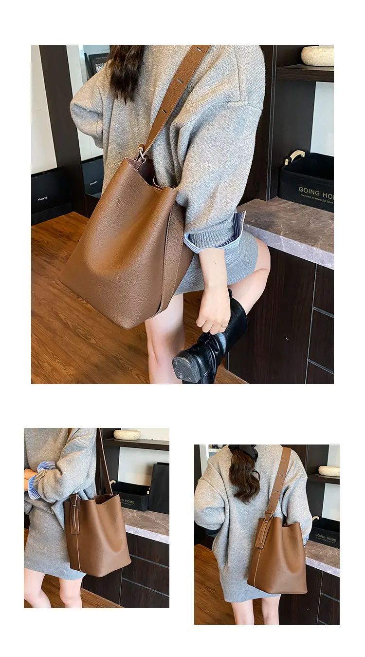 Korean Style Brown Women's Shoulder Bag 2025 — feature 11