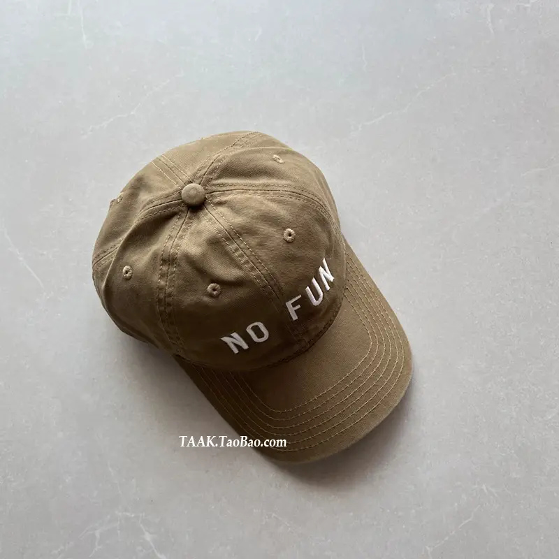 Women No Fun Baseball Caps Black Blue Taak Studio - Image 4