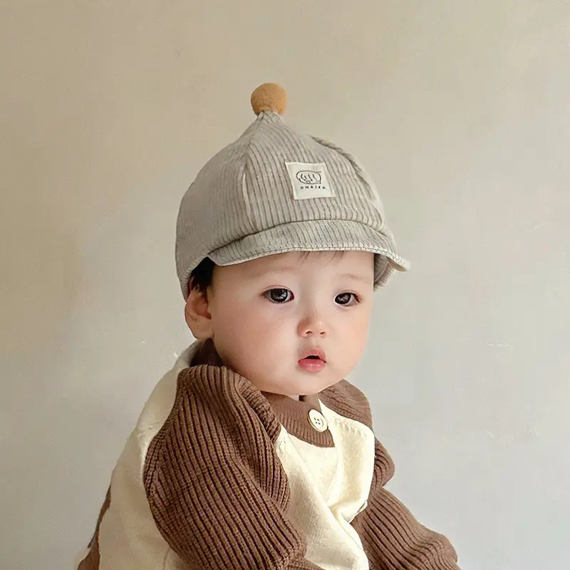 Baby Duckbill Cap for Small Babies Autumn Winter Soft Brim - Image 5