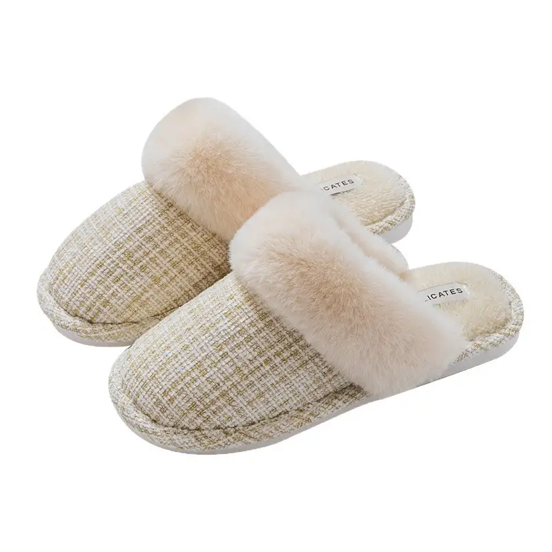 Women Winter Cotton Warm Slippers Pair - Image 8