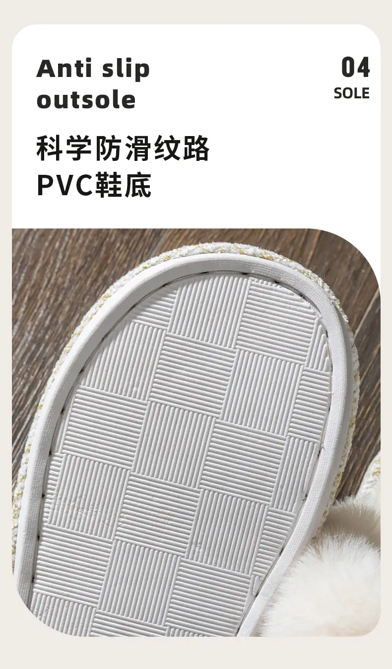 Women Winter Cotton Warm Slippers Pair — feature 14