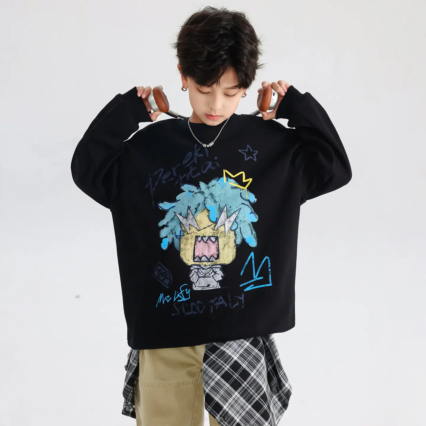 Boys Korean Cartoon Long Sleeve T-Shirt 2025 - Image 4