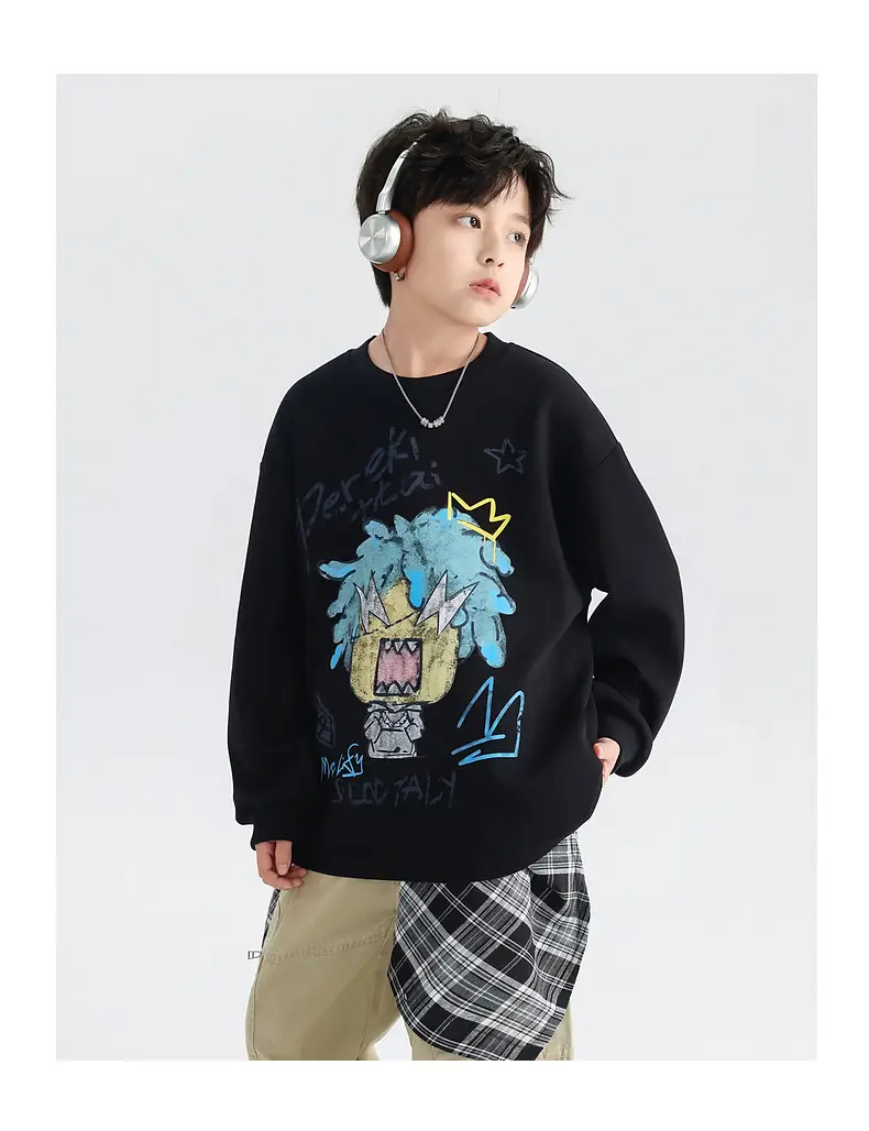 Boys Korean Cartoon Long Sleeve T-Shirt 2025 — feature 19