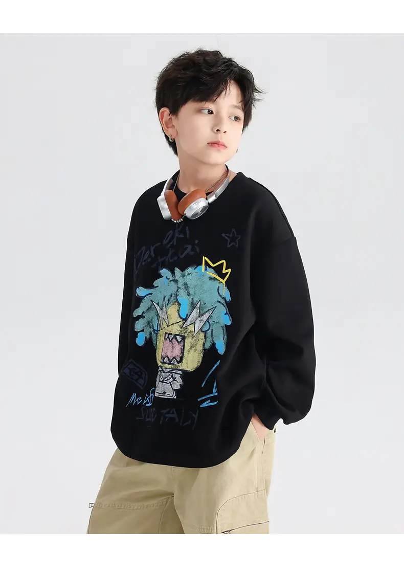 Boys Korean Cartoon Long Sleeve T-Shirt 2025 — feature 21