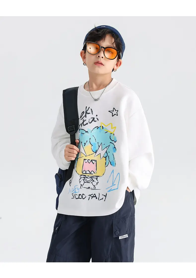 Boys Korean Cartoon Long Sleeve T-Shirt 2025 — feature 22