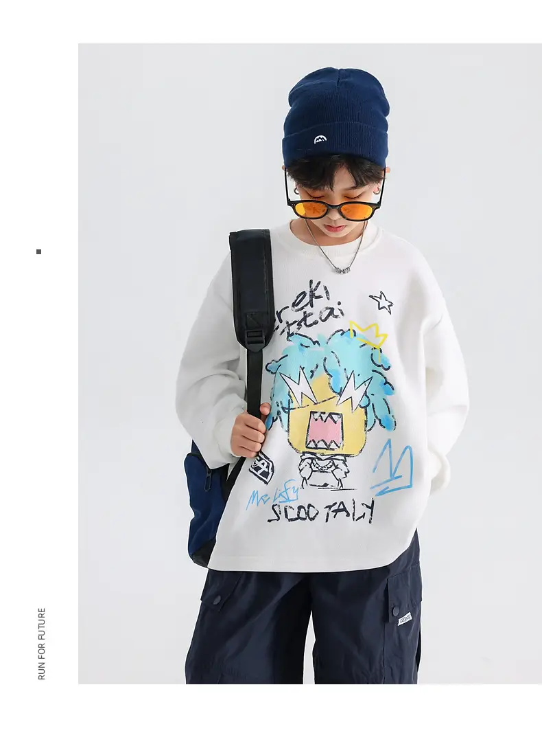 Boys Korean Cartoon Long Sleeve T-Shirt 2025 — feature 23