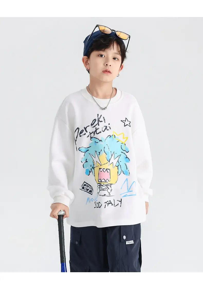 Boys Korean Cartoon Long Sleeve T-Shirt 2025 — feature 27
