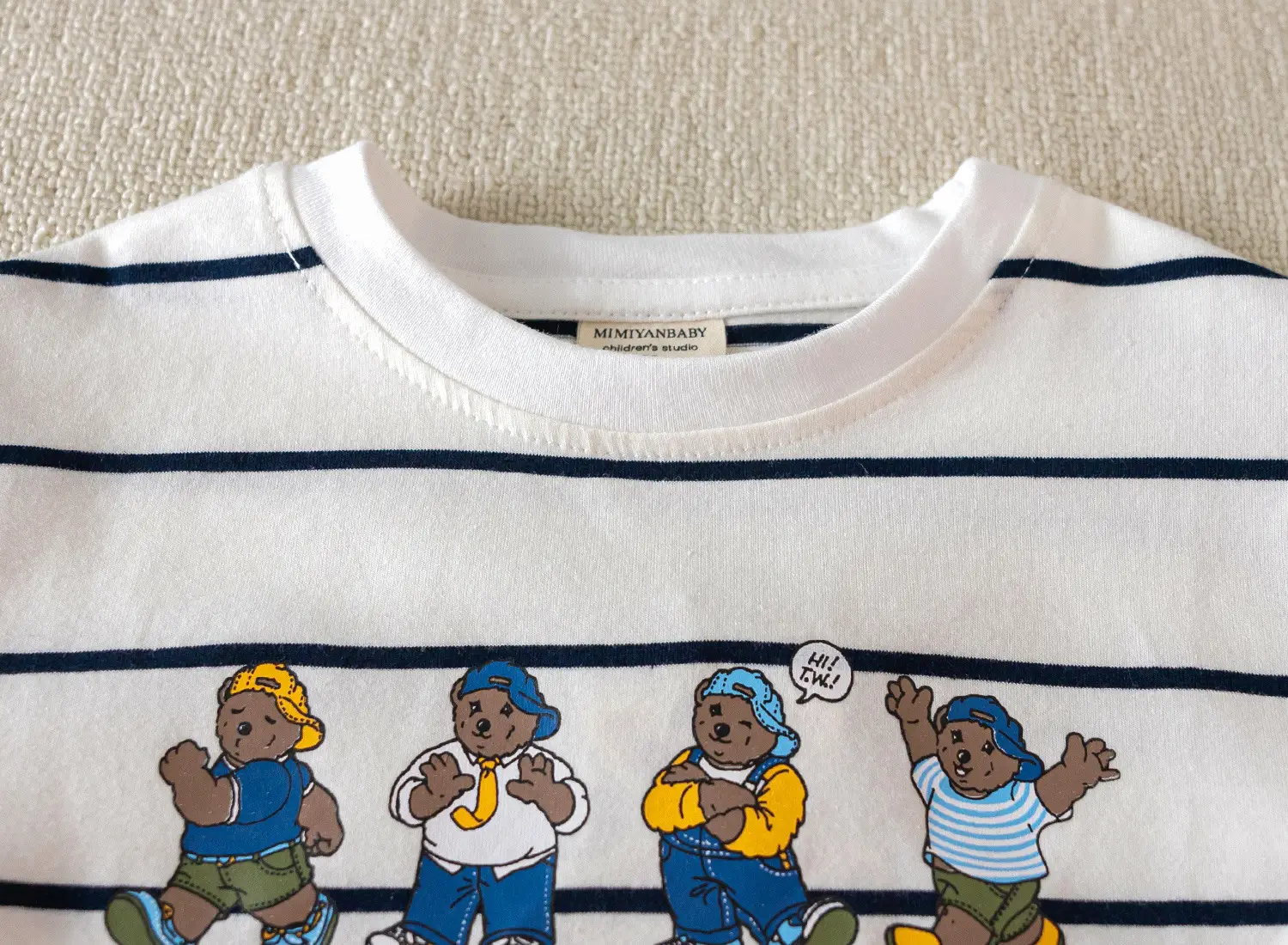 Children Long Sleeve T-Shirt White Cartoon Bear 2025 — feature 6
