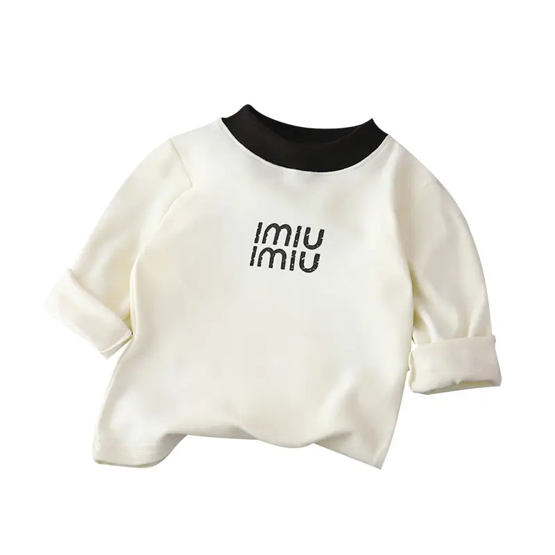 Pink Imiu Printed Long Sleeve T-Shirt for Boys Girls 2025