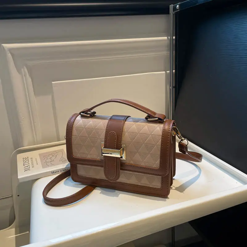 2025 Girl's Western Style Women's Bag Contrasting Color