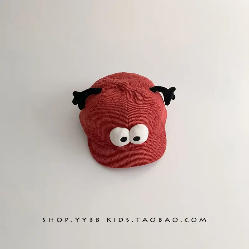 Red Duck Cap for Kids Warm Windproof - Image 5