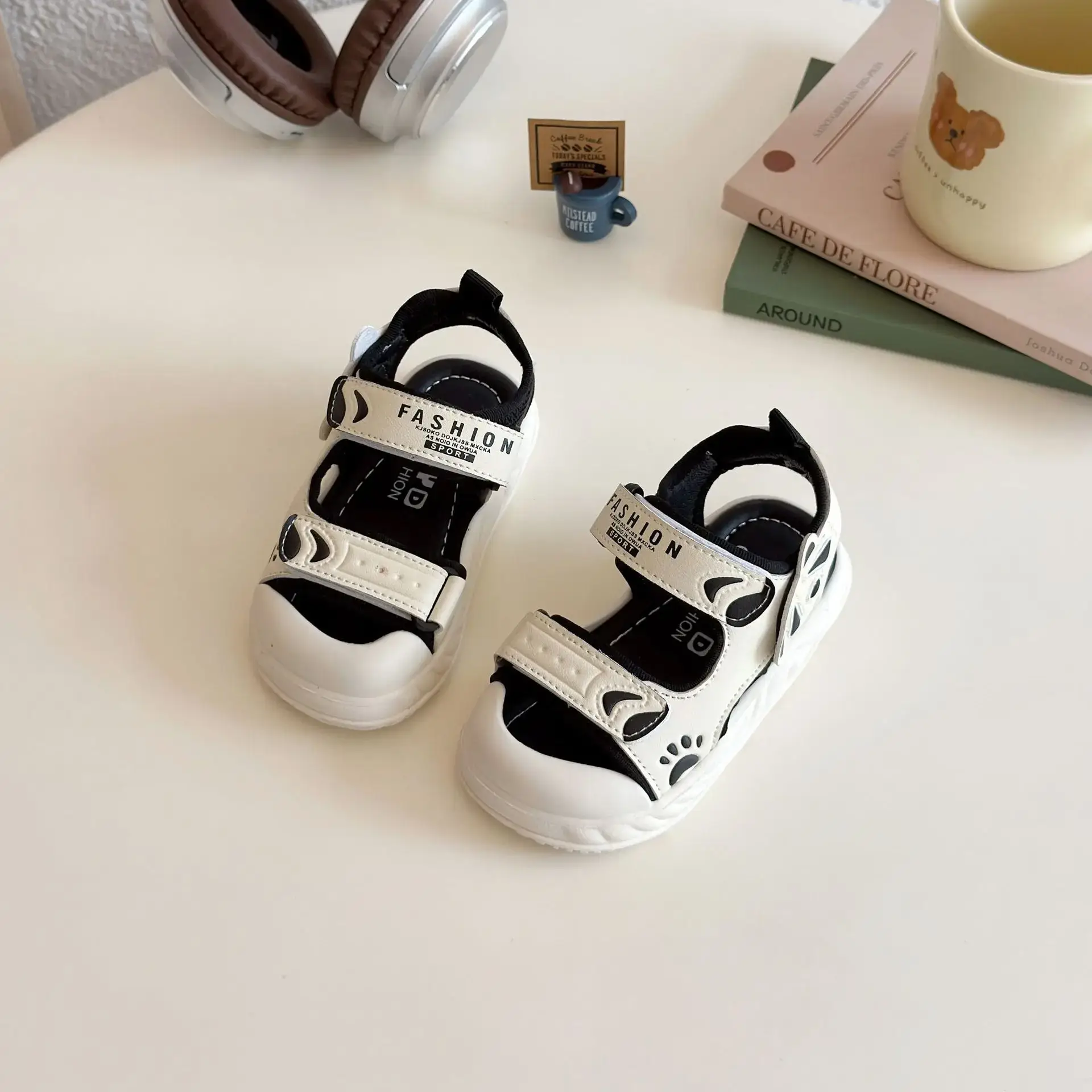 Baby Sandals White 2025 Summer Non-Slip Soft Sole