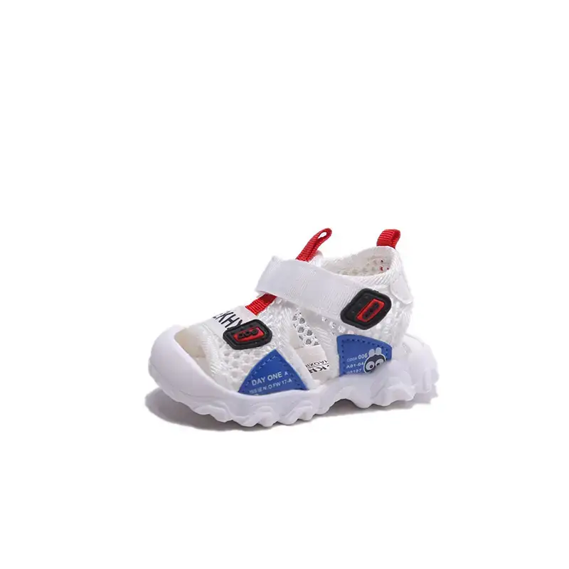 Baby Sandals White Red Blue 1-2Yrs Non-Slip