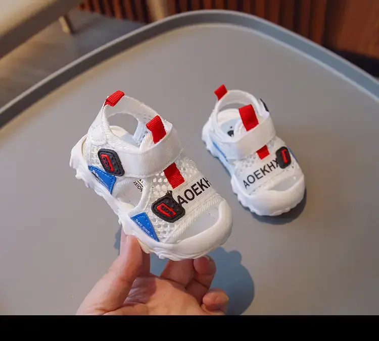 Baby Sandals White Red Blue 1-2Yrs Non-Slip — feature 9
