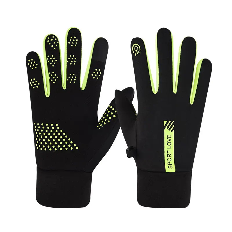Winter Warm Electric Bike Gloves for Men and Women, Waterproof and Velvet, Windproof and Coldproof, Outdoor Cycling, Non-Slip Touch Screen Couple