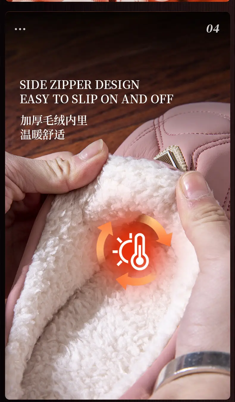 2025 Winter Grey Cotton Slippers for Women — feature 10