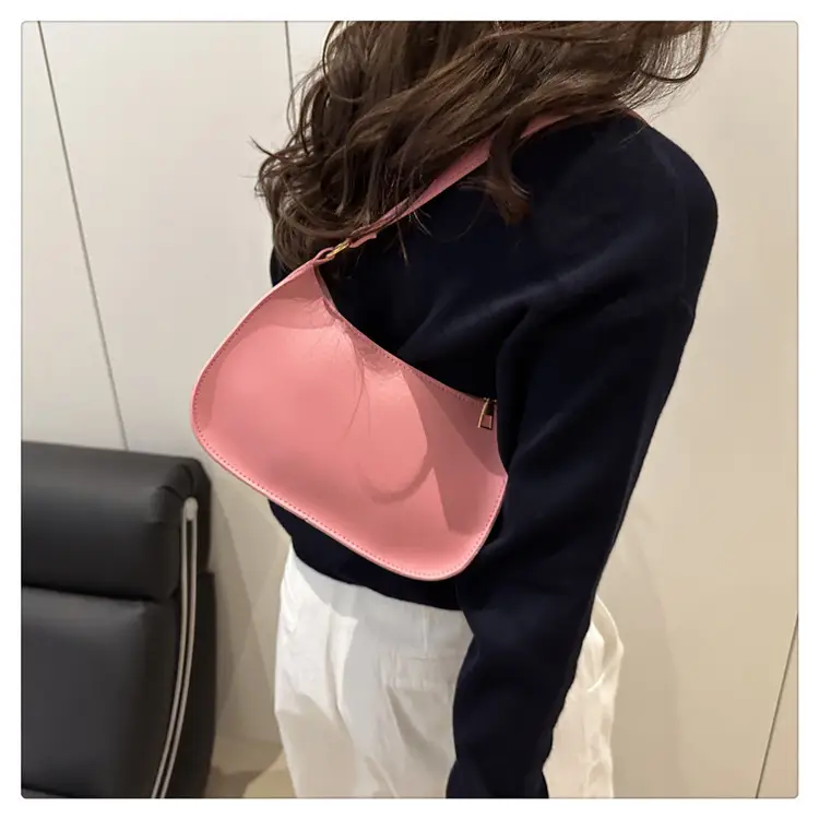 Korean Style Women Shoulder Bag 2025 Blue Beige — feature 18