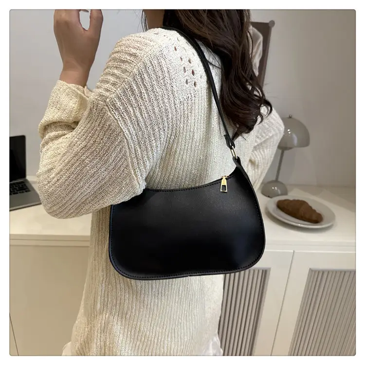 Korean Style Women Shoulder Bag 2025 Blue Beige — feature 21