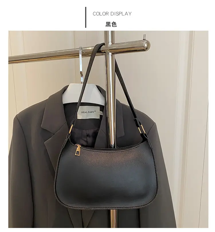 Korean Style Women Shoulder Bag 2025 Blue Beige — feature 25