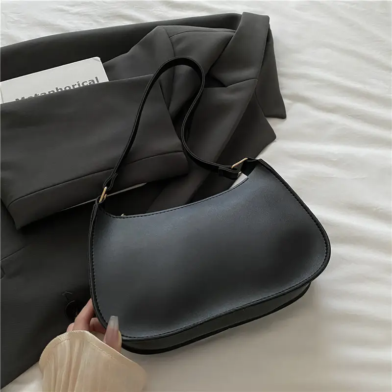 Korean Style Women Shoulder Bag 2025 Blue Beige - Image 2