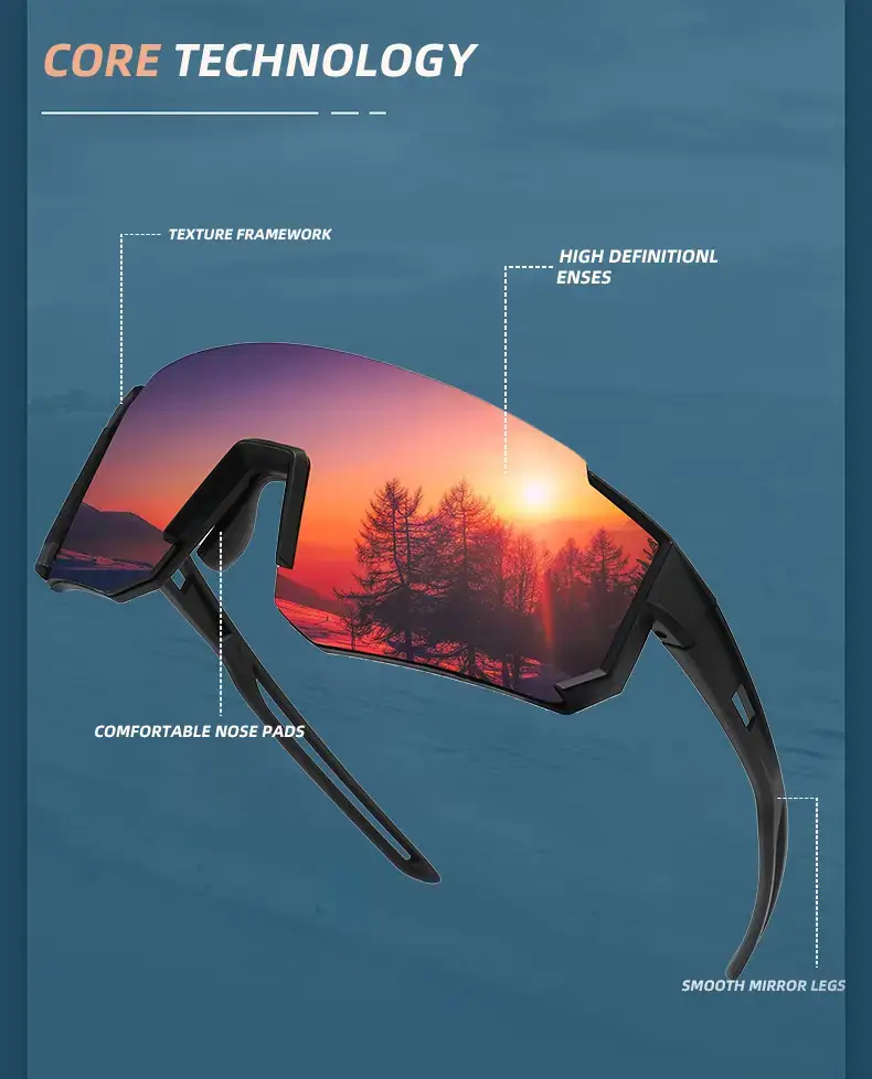 Cross-Border Outdoor Sunglasses Anti-UV Multi Colors — feature 2