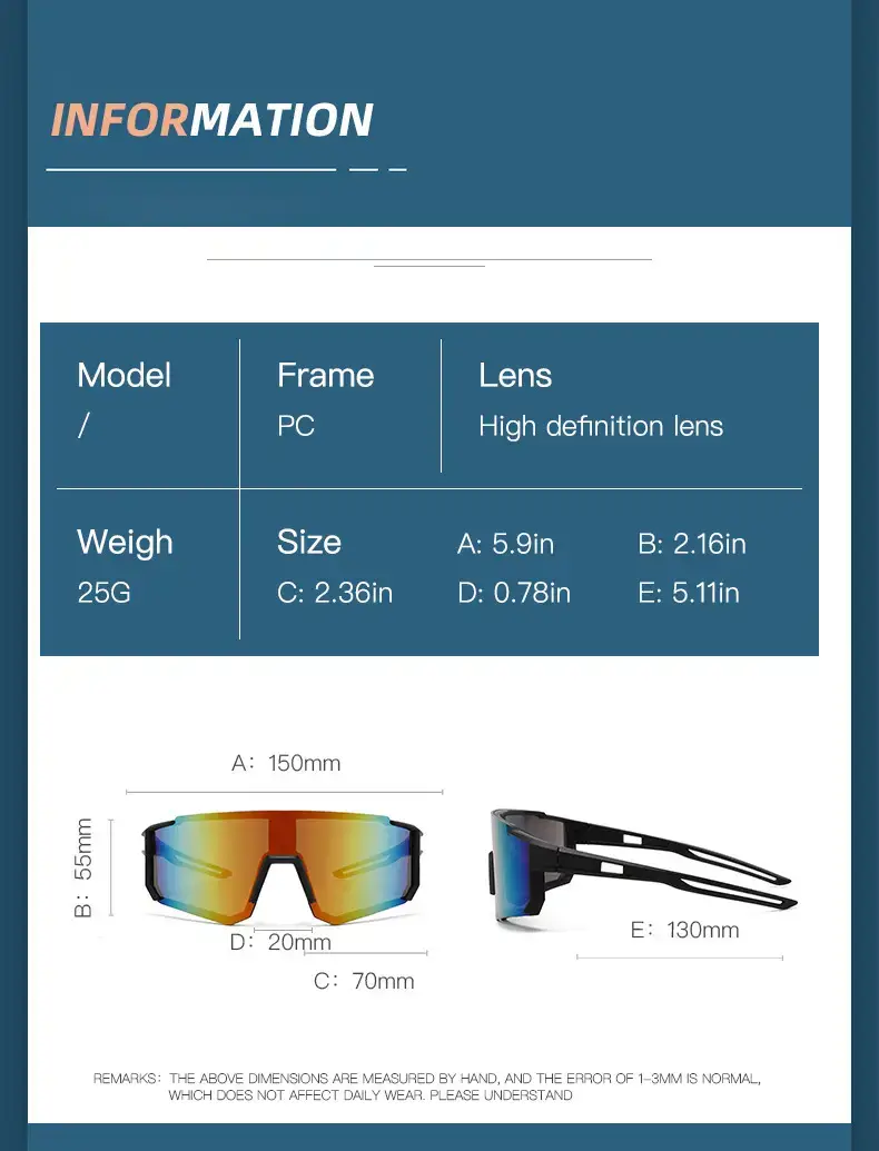 Cross-Border Outdoor Sunglasses Anti-UV Multi Colors — feature 8
