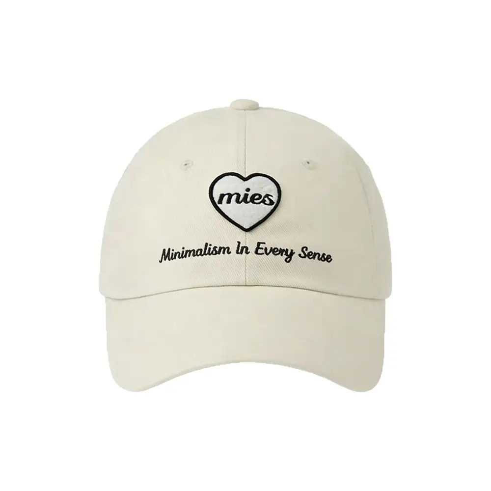Pink Mies Heart Embroidered Baseball Cap for Men Women Large - Image 13