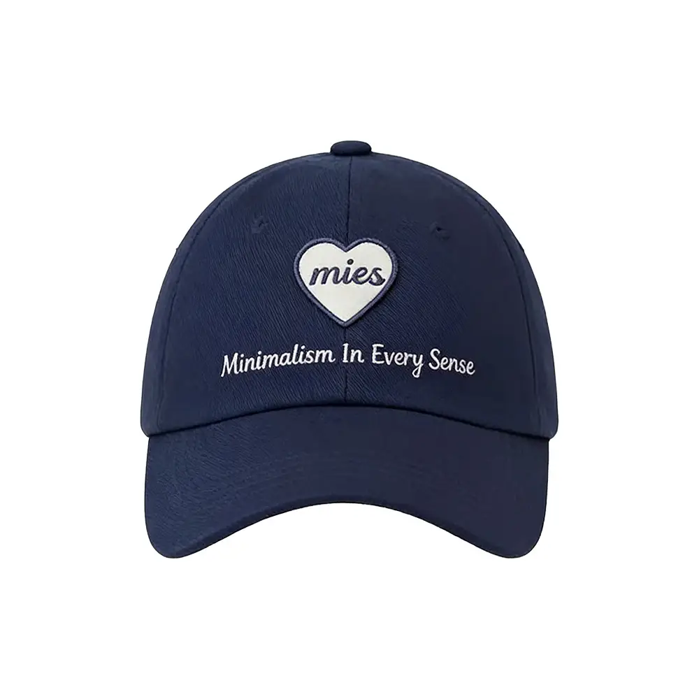 Pink Mies Heart Embroidered Baseball Cap for Men Women Large — feature 3