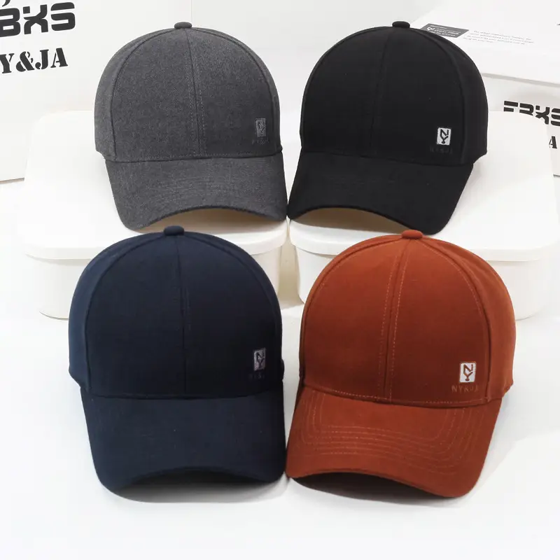 Beige Duckbill Baseball Cap for Men - Image 8