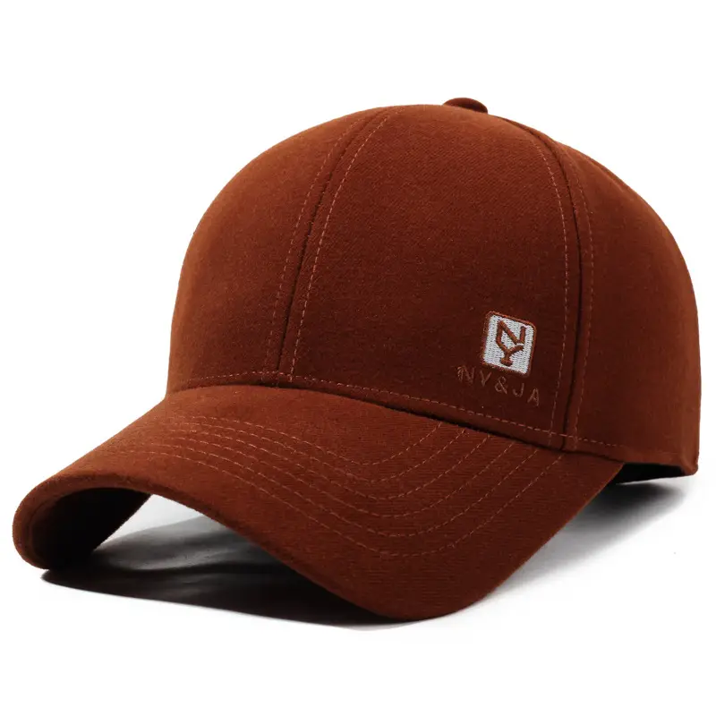 Beige Duckbill Baseball Cap for Men - Image 4