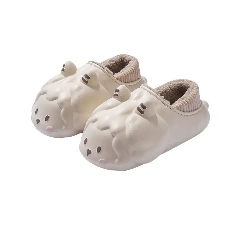 Cute Cartoon Lamb Fleece Slippers Women Winter 2024 - Image 9