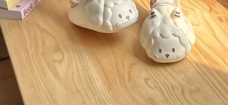 Cute Cartoon Lamb Fleece Slippers Women Winter 2024 — feature 13