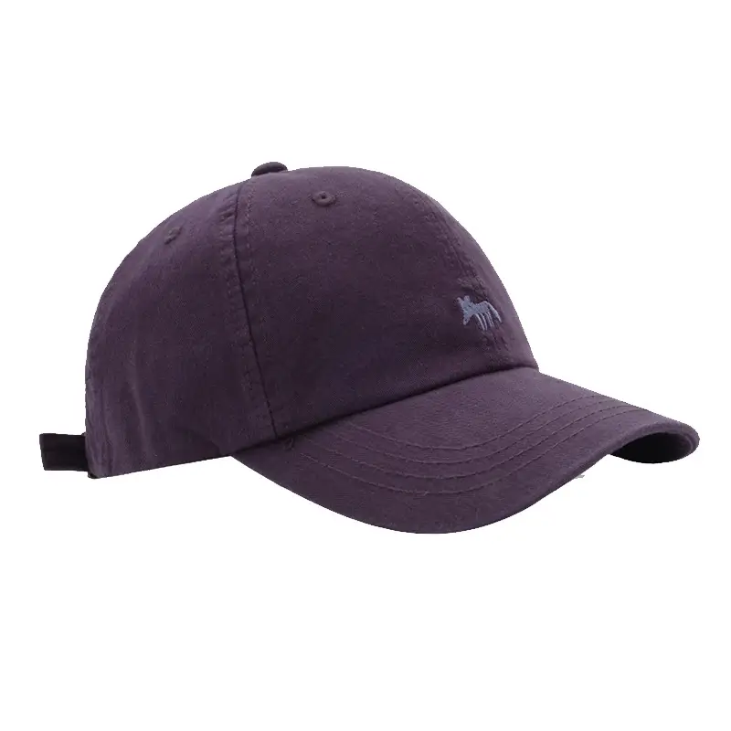 Pink Embroidered Baseball Cap Unisex Spring Summer