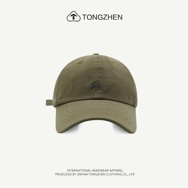 Pink Embroidered Baseball Cap Unisex Spring Summer