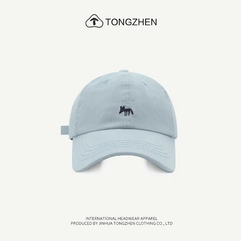 Pink Embroidered Baseball Cap Unisex Spring Summer