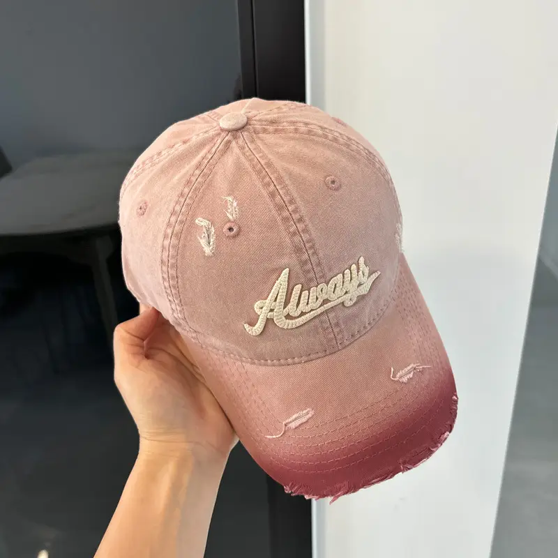 2025 New American Retro Brown Baseball Cap for Women