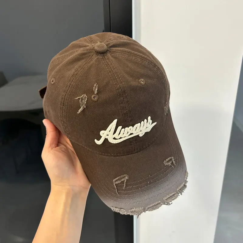 2025 New American Retro Brown Baseball Cap for Women — feature 10