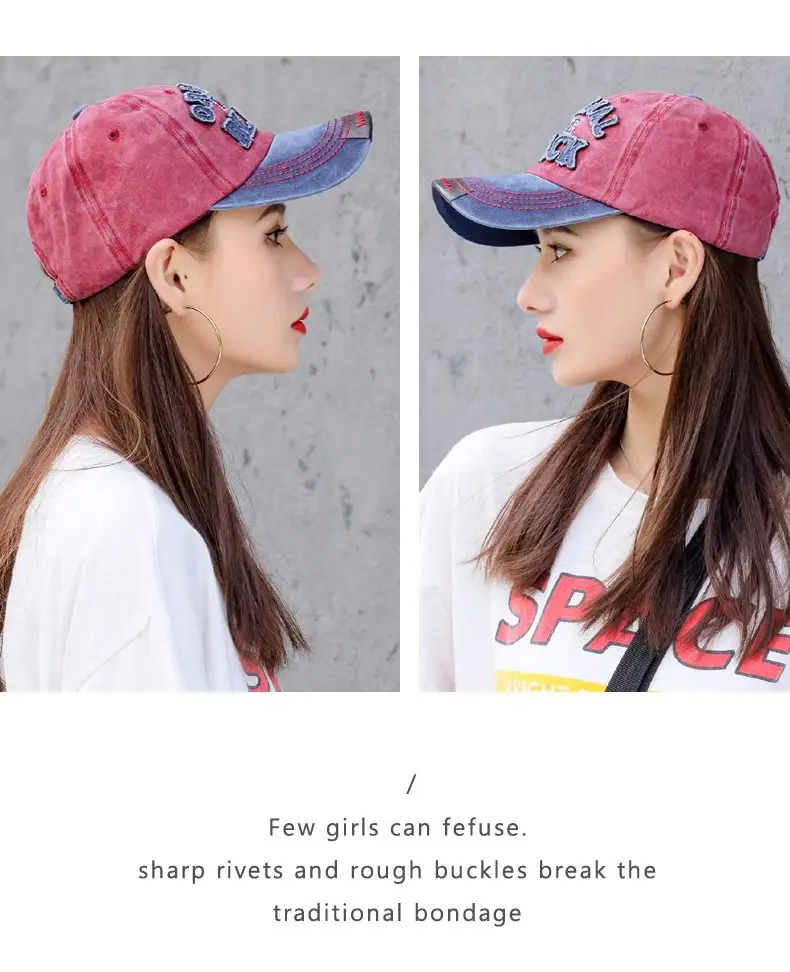 Men Washed Cotton Baseball Cap with "The Black" Embroidery — feature 16
