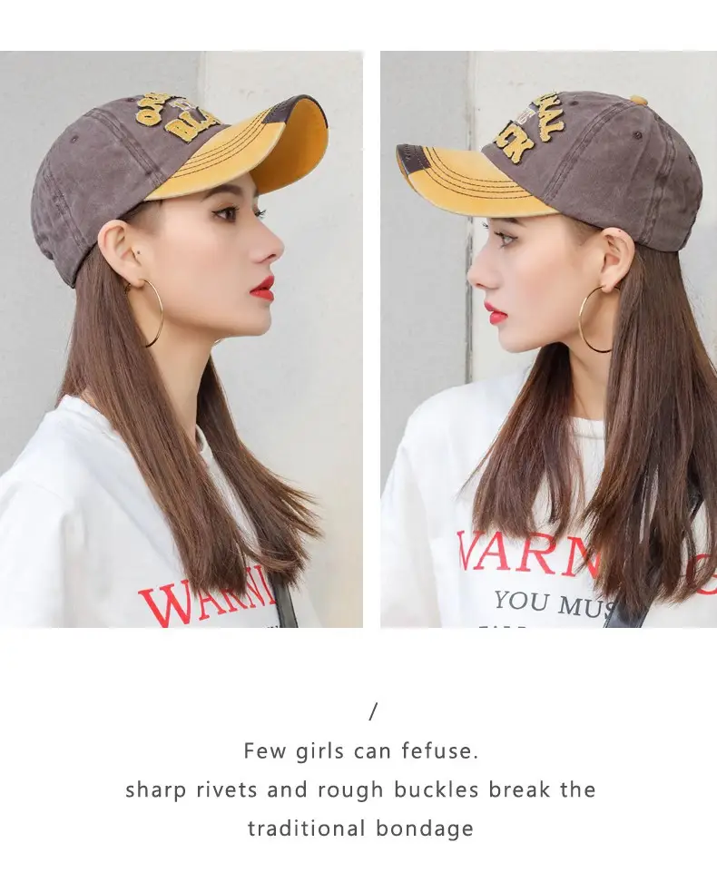 Men Washed Cotton Baseball Cap with "The Black" Embroidery — feature 8