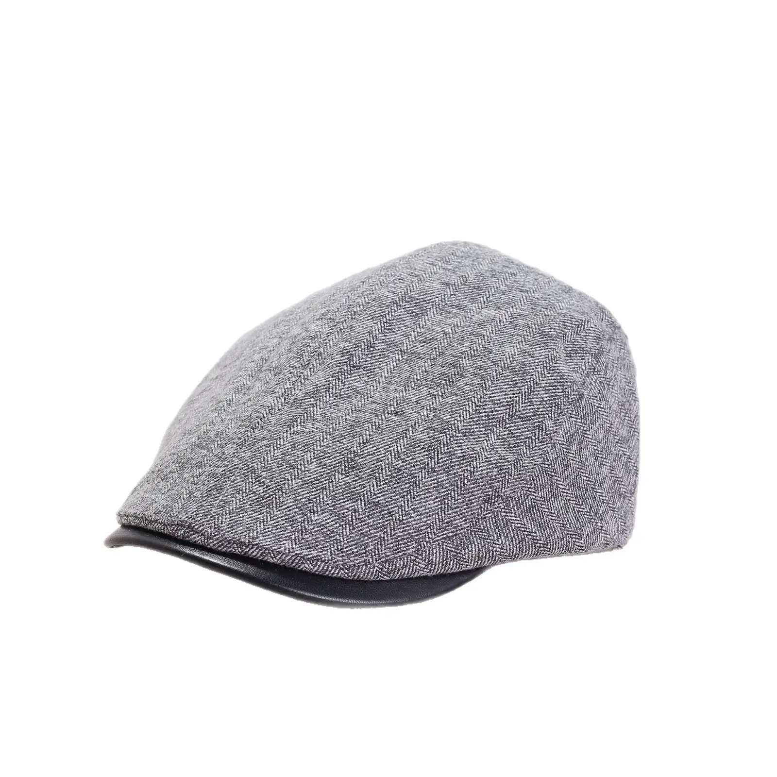 Men Women Grey Korean Style Peaked Cap - Image 8