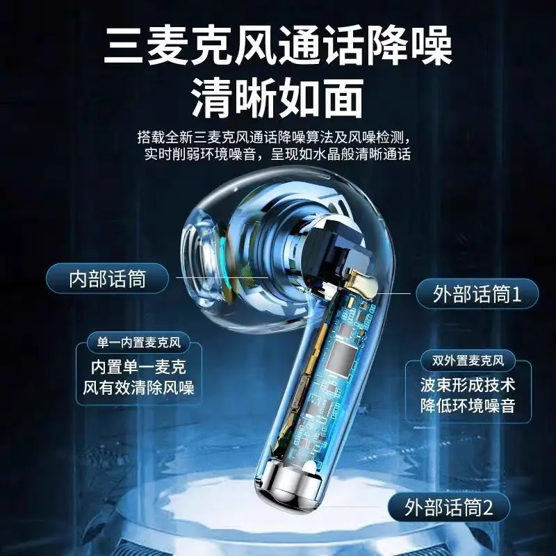 True Wireless Bluetooth Earbuds with Noise Cancellation - Image 5