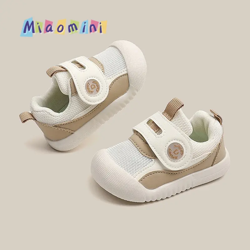 Baby Mesh Sandals White Comfortable Slip On